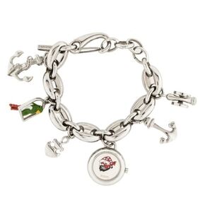 Moschino Silver Charm Bracelet Watch